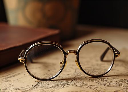 Logo ou lunettes de marque classiques intemporels