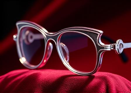 Logo ou lunettes de marque de luxe internationale